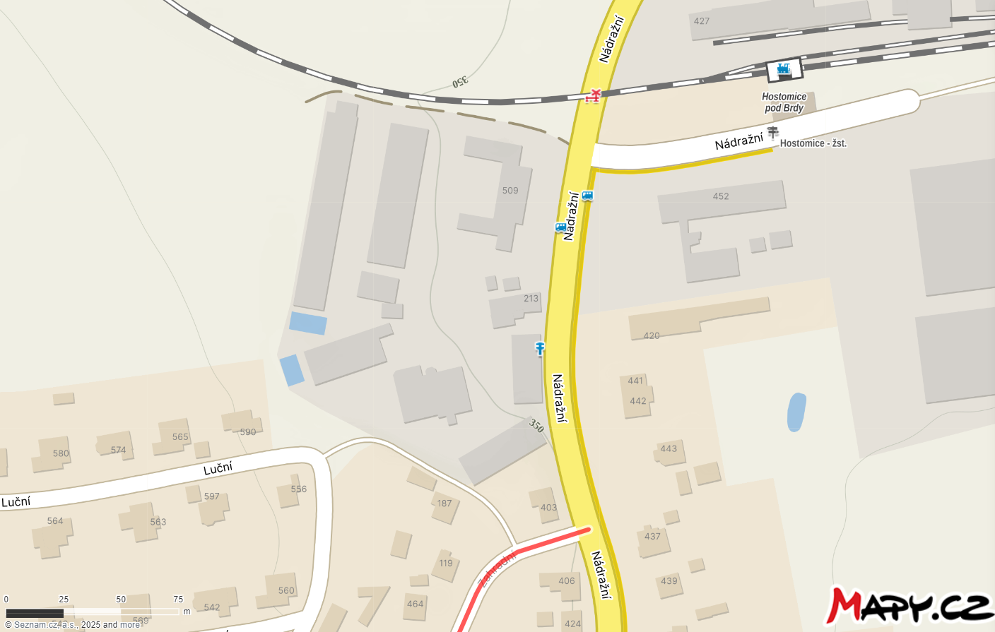 Areál kde sídlí firma